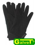 Rękawiczki bawełniane z rzepem - czarne, rozmiar M (31954SW-M)