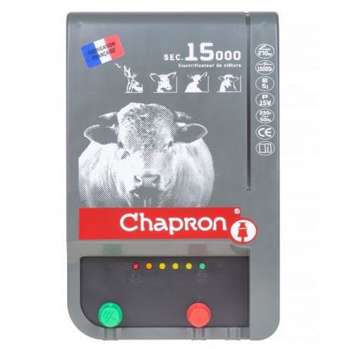 Chapron sec mains electrifier. 15,000 - 8J for wild boars and deer