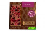 Milk chocolate with blackcurrant WITHOUT SUGAR, SWEETENED WITH STEVIA 85g