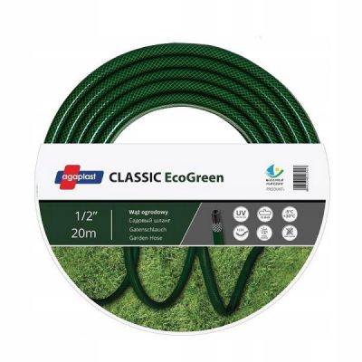 ECONOMIC garden hose - CLASSIC ECOGREEN; 1/2 inch; length: 20m; 30m; 50m; pcs
