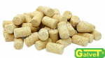 Natural cork, cylindrical d.22x38 20 pcs.-agglomerate