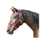 Mustang halter red and black size. 2