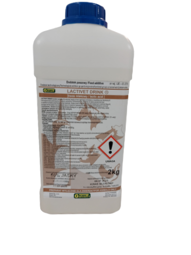 GALVET LACTIVET DRINK (lactic acid) 50% light 2kg silage acidifier, feed additive