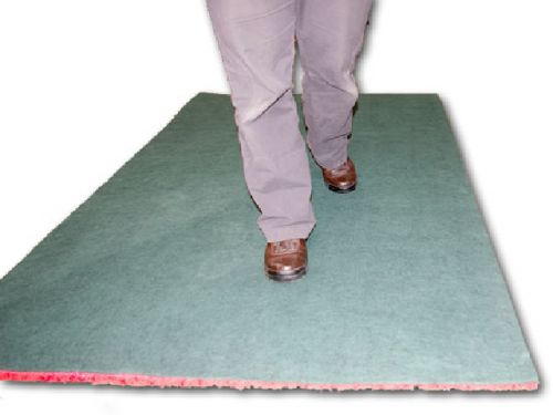Pedestrian decontamination mat, 200x120x3cm