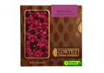 Milk chocolate with raspberries and blueberries 85g