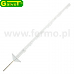 STRONG electric fencing stake reinforced 105cm white