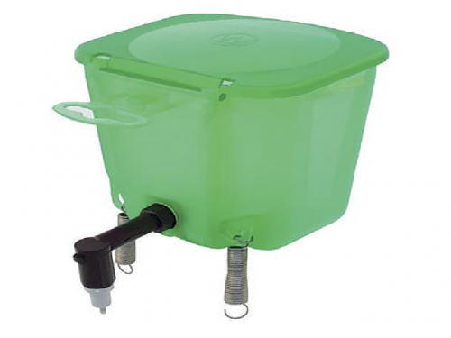Drinker for rabbits with a dispenser directed vertically downwards - capacity 0.5l