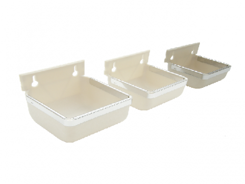 Practical bowl for water and rabbit food, 600 ml