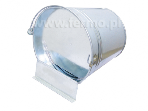 Galvanized bucket drinker for poultry 8L