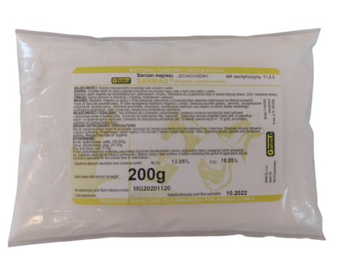 GALVET SANMAG 200g [magnesium sulphate, bitter salt] Feed material bag