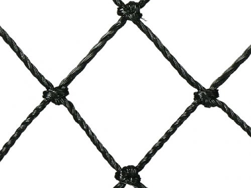 Polyethylene mesh for aviaries with a fine mesh of 1.5x1.5 cm to the size