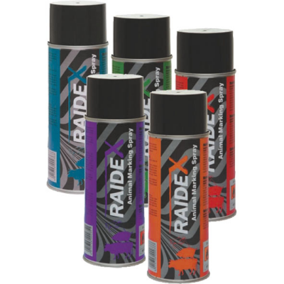 Quick-drying marking spray, Raidex 400 ml, red