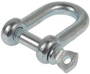 Shackle shackle for attaching chains and lines, diameter 6mm