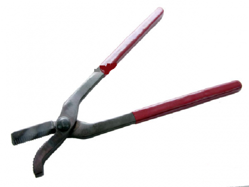 Special hoof pliers with a crocodile shape