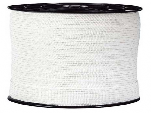 Electric fence tape Econ - white 10mm/200m