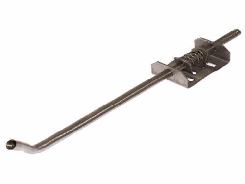 Nipple holder with height adjustment 1/2 inch on a 67cm stainless steel tube