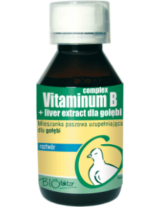 Vitaminum B complex + liver extract for pigeons 100ml