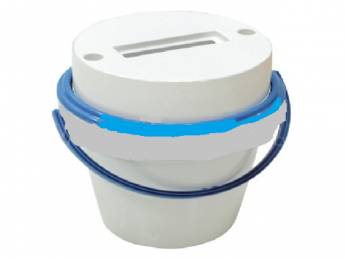 Universal bucket for grinders for grinding grains