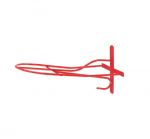 Red saddle hanger 54 cm