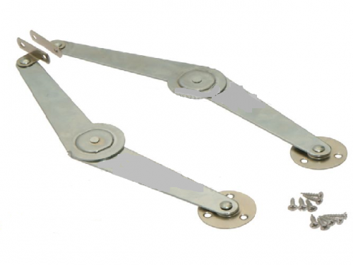 Self-opener - hinges supporting door opening to transport cages, set L + P