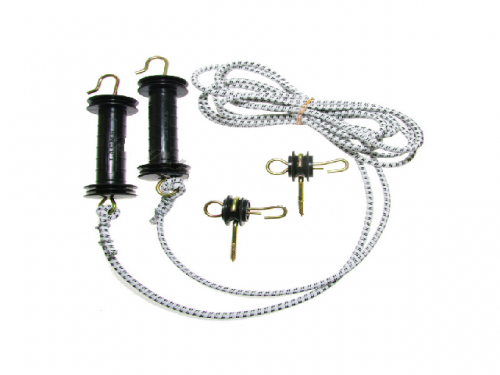 A gate-drive set with a flexible electric rope, detachable on both sides