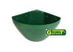 Żłób narożny „Feed Saver” - 16 litrów, zielony