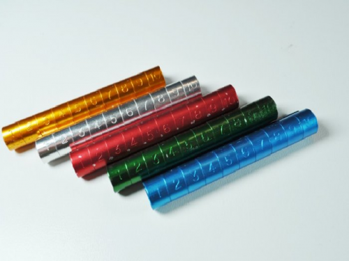 Markers  12 mm for numbering large birds, aluminum rings,