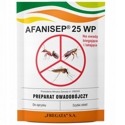 AFANISEP 25 WP na muchy, komary i inne owady latające 25g
