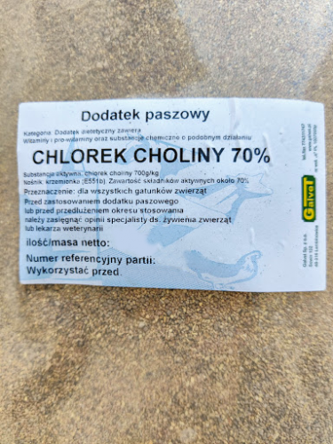 GALVET chlorek choliny 60%  1kg dodatek paszowy