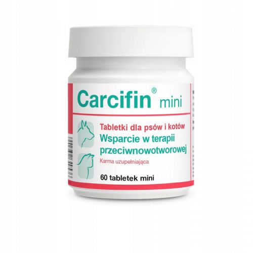 CARCIFIN mini preparat dla psów i kotów 60 tabletek mini
