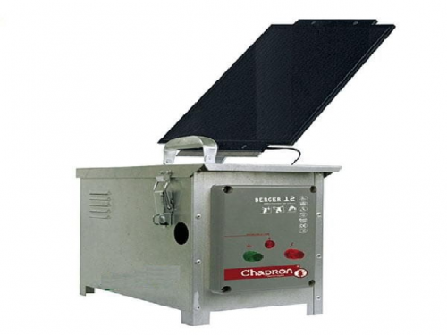 Elektryzator Chapron BERGER 12 dla koni - bateryjno - akumulatorowy z panelem słonecznym, solarny