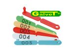 Kolczyki TIP-TAG - od 001 do 100, różne kolory