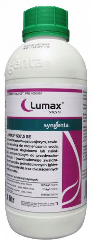 Lumax 537,5 SE - do zwalczania chwastów jednoliściennych oraz dwuliściennych w kukurydzy - 1L