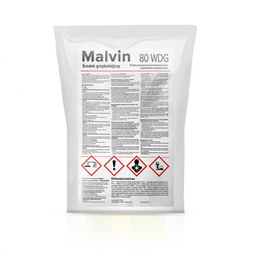 Malvin 80 WDG - zwalcza parch w jabłoni i gruszy oraz gorzką zgniliznę wiśni - 10kg