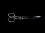 Scissors curved, stainless, length. 17cm (1pc.)