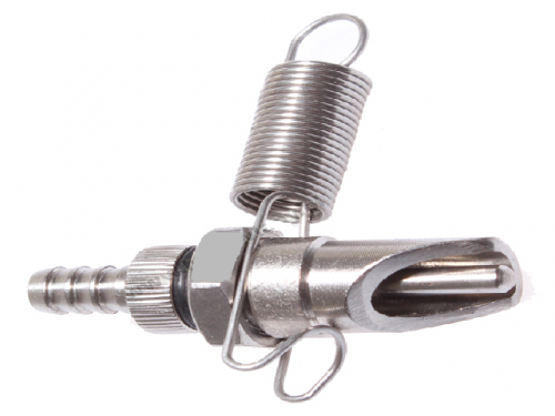 Nipple drinker for rabbits and rodents PREMIUM with anti-bite function made of stainless steel