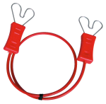 Cable connecting braids and heart tapes - box of 2