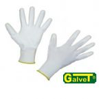 Rękawice do prac precyzyjnych Gnitter, białe, rozmiar 7