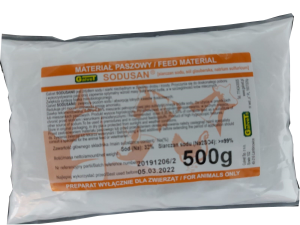 GALVET SODUSAN 500g (siarczan sodu, sól glauberska, natrium sulfuricum) Materiał Paszowy