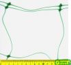 Cage netting made of PE with a UV filter; 2x5m; eyelet 15x17cm