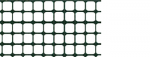 Fence net, plastic, 15mm mesh, 60cm wide, khaki, 50mb