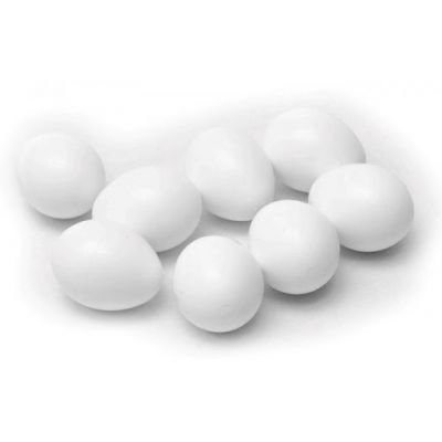 Sztuczne jajka podkładowe dla kanarków pełne - 10szt