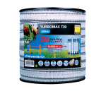 TURBOMAX T20 TLD tape, white / black, 20mm / 200m, 8 wires