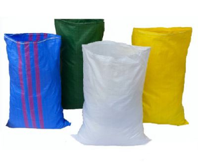 Polypropylene bag 50X85; 53g white, blue; yellow; green; 25kg; pack of 100pcs