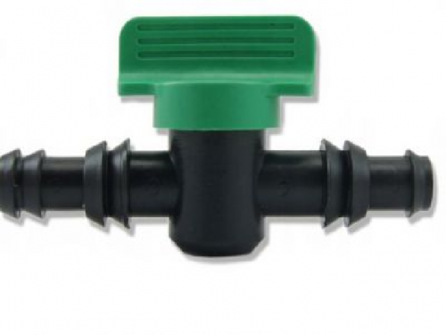 Line valve for a hose ø 4 mm for the watering system